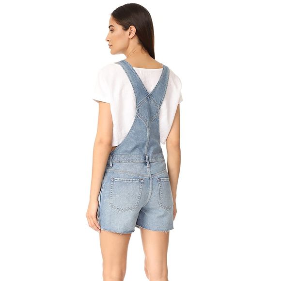 Free People We The Free Relaxed Boyfriend Overalls - Picture 7 of 7